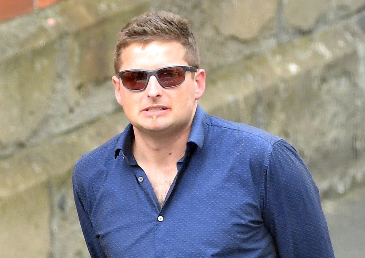 Cory Craik leaves court. PHOTO: STEPHEN JAQUIERY