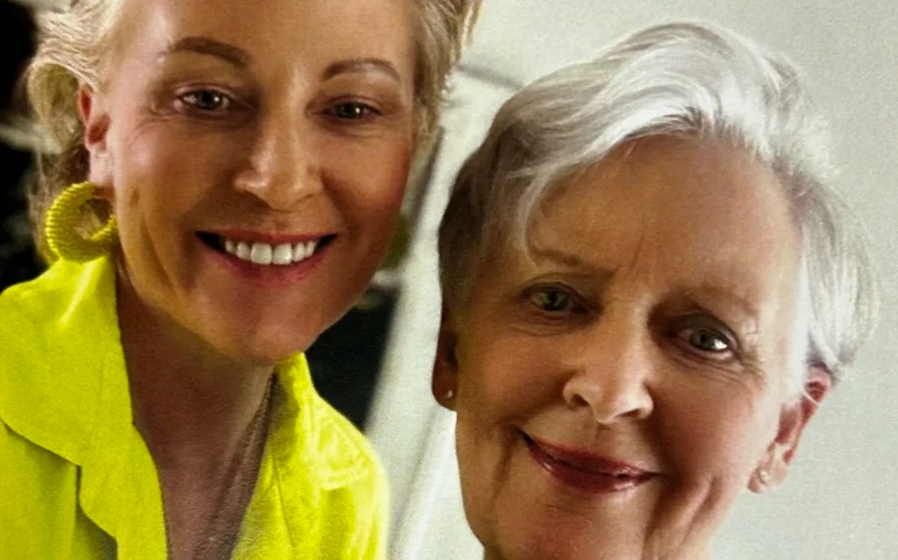 Julia DeLuney and Helen Gregory on January 9, 2024, in a photo retrieved from DeLuney's phone by...
