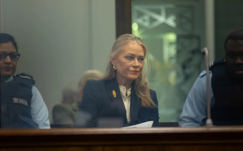 Julia Deluney in the High Court at Wellington. Photo: RNZ