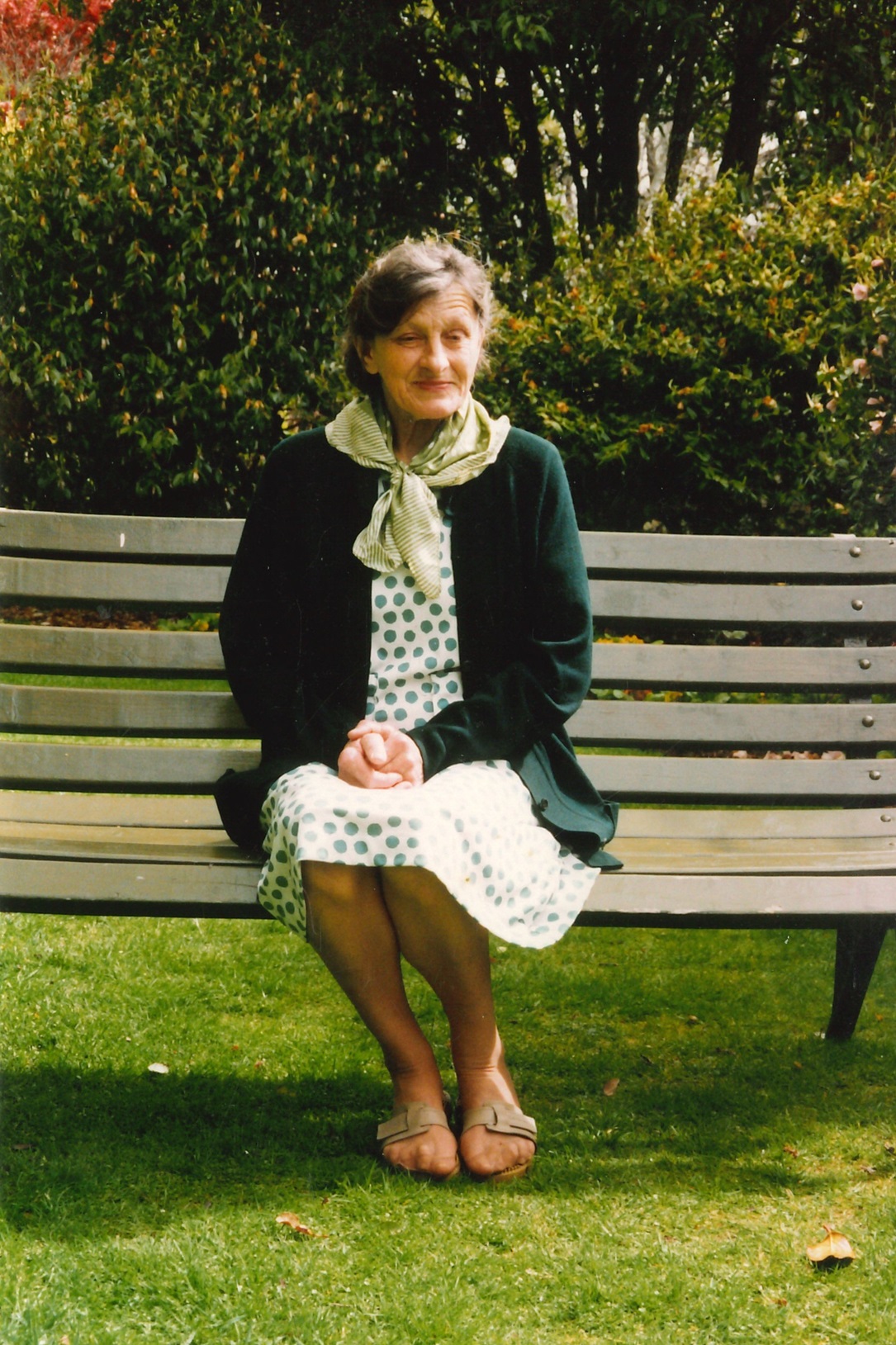 Irena O’Brien in the ’90s.This photo was taken as part of the Red Cross initiative to reconnect...