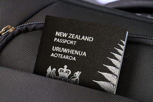 Prior to 2021, English appeared above te reo Māori on the New Zealand passport. Photo: Getty...