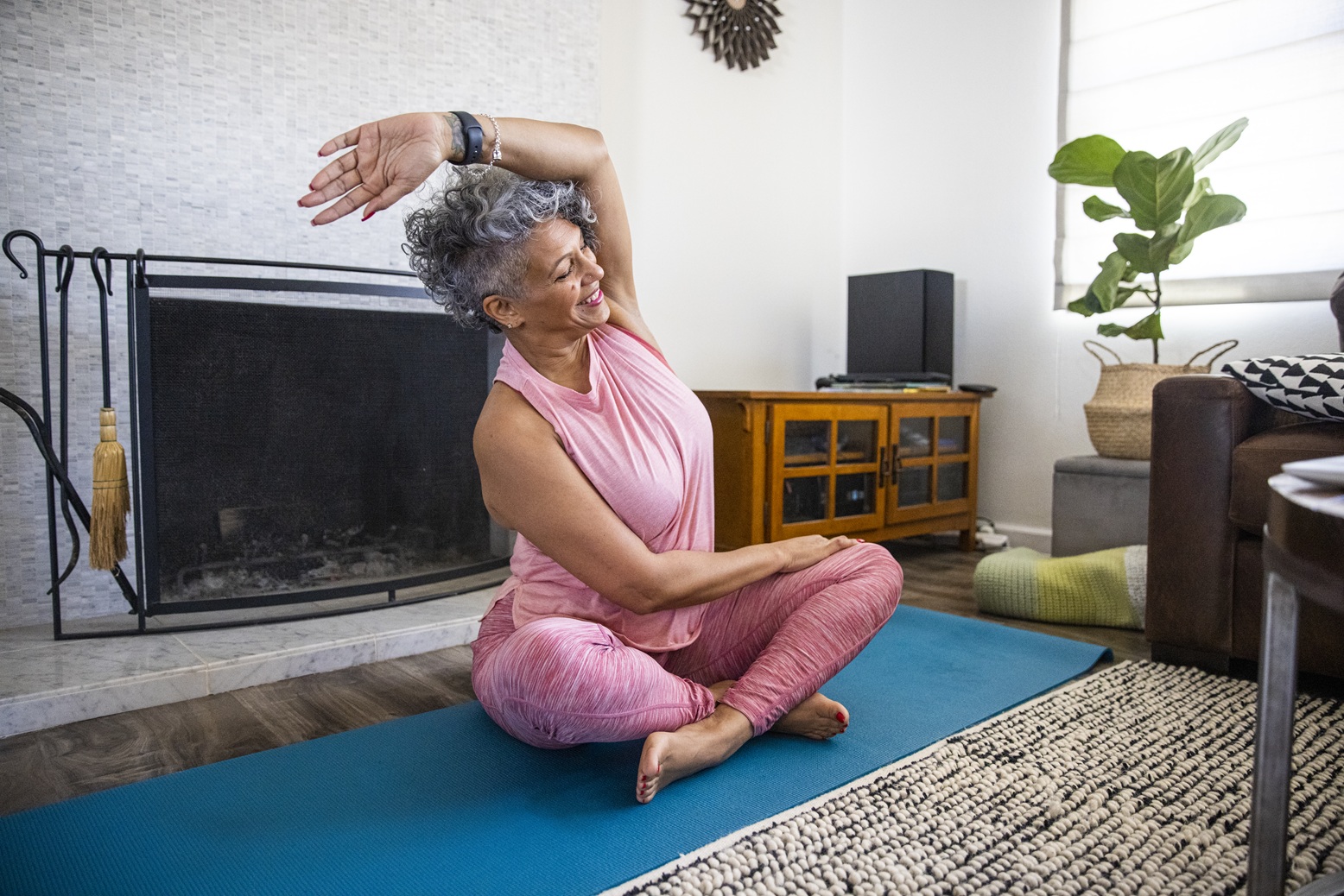 Yoga helps with flexibility, strength and balance, promoting healthier bones over time. Photos:...