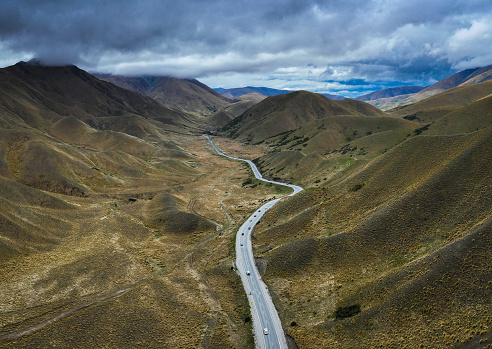 The Lindis Pass (SH8) in Central Otago. Photo: Getty Images