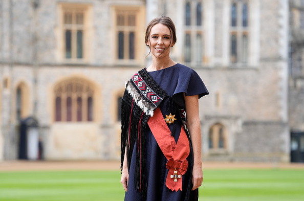 Dame Jacinda Ardern is made a Dame Grand Commander of the New Zealand Order of Merit at Windsor...
