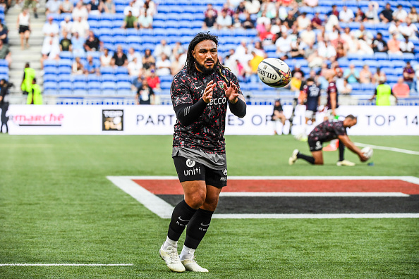 Ma'a Nonu warming up ahead of Toulon's semi-final in France's French Top 14 competition. Photo:...