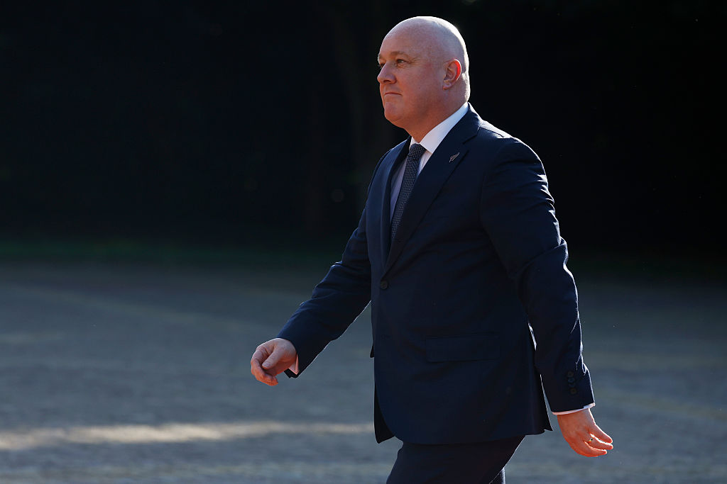 Prime Minister of New Zealand and leader of the National Party, Christopher Luxon. PHOTO: GETTY...