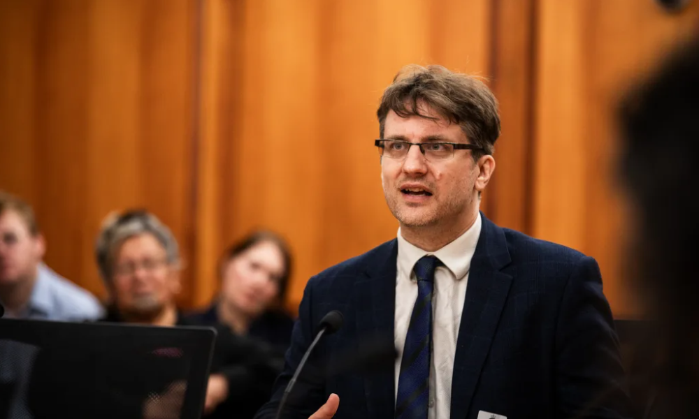 Electoral law expert Graeme Edgeler. Photo: RNZ 