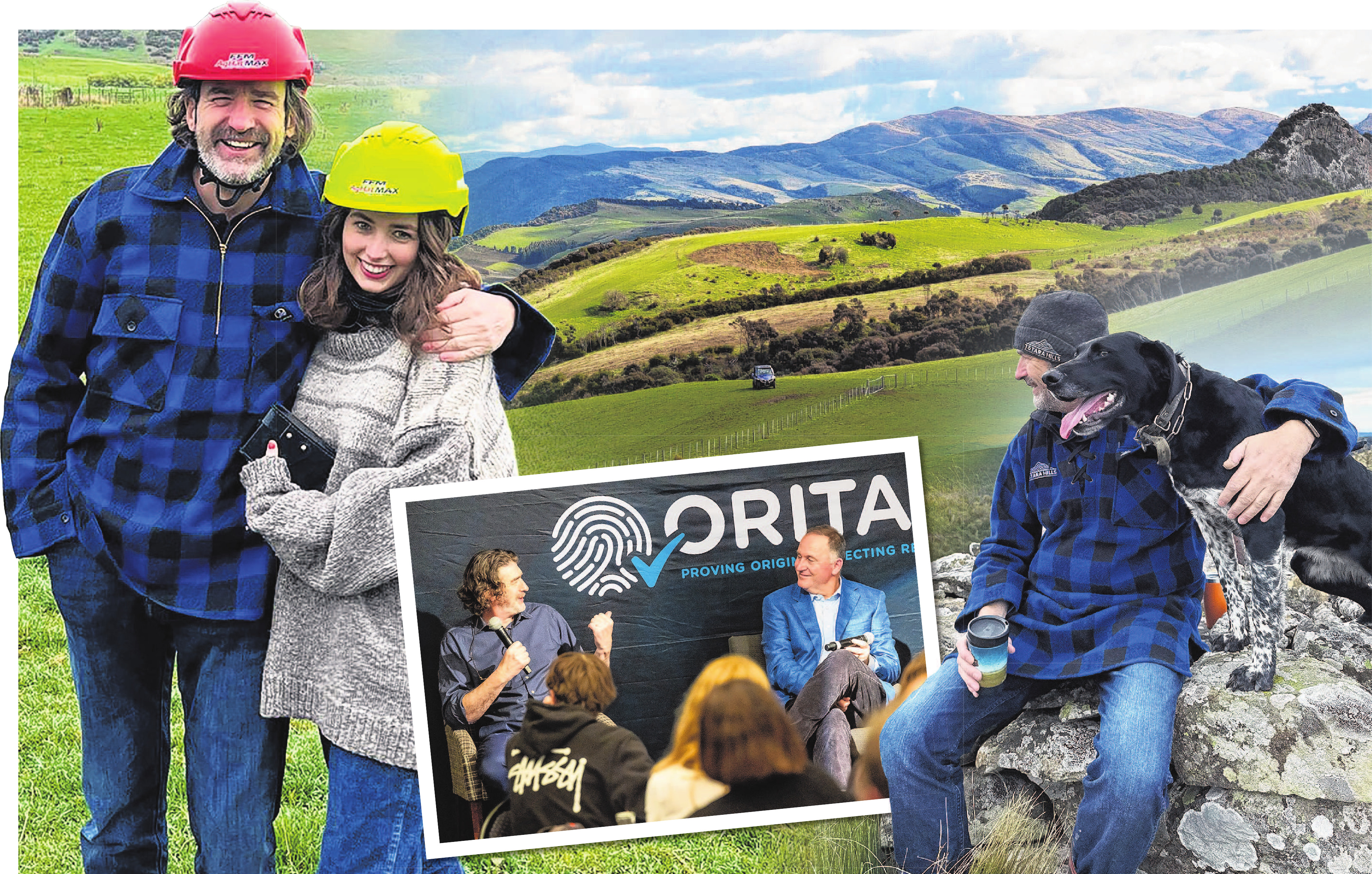 Former Oritain chief executive Grant Cochrane and his daughter Sophie enjoy spending time on the...