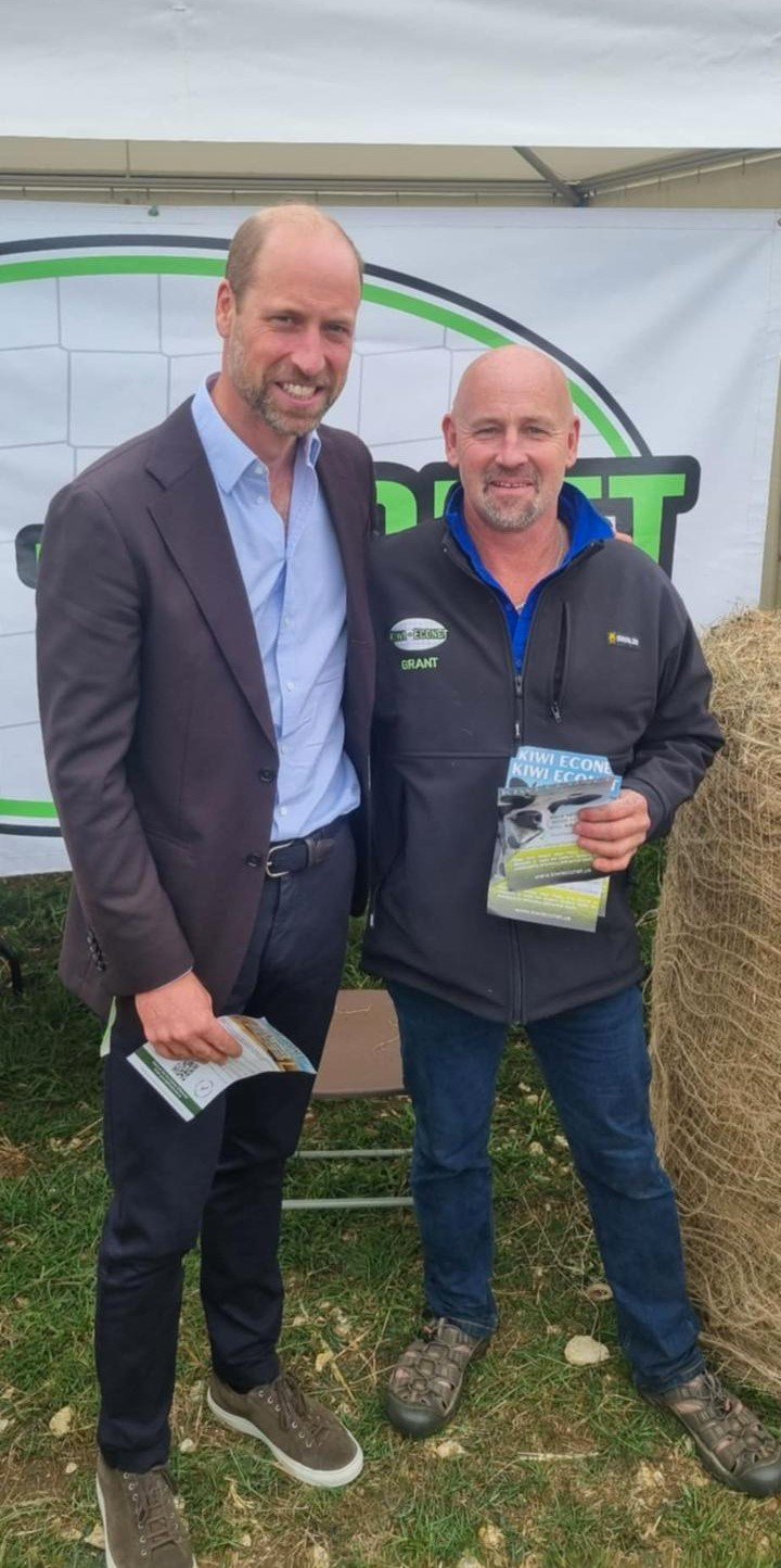 Orepuki farmer and Kiwi Econet inventor Grant Lightfoot met Prince William during the prince’s...