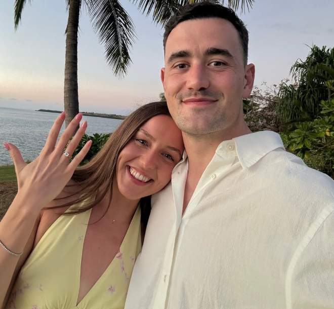 Will Jordan and Mackenzie Webb got engaged in Fiji. Photo: Instagram
