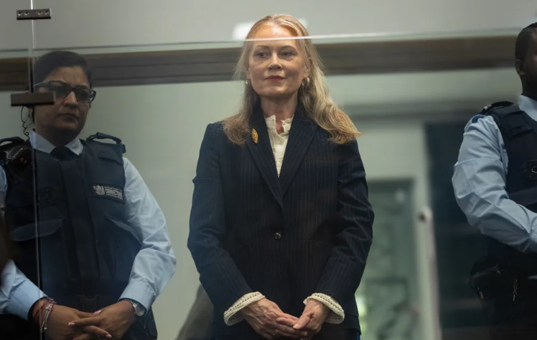 Julia DeLuney is on trial for the murder of her 79-year-old mother. Photo: RNZ / Mark Papalii
