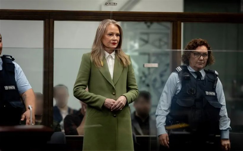 Julia DeLuney at Wellington High Court. Photo: RNZ