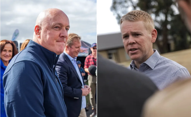 Prime Minister Christopher Luxon (left) and Labour leader Chris Hipkins. Photos: RNZ