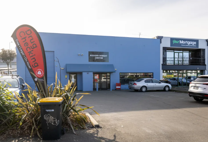 The Christchurch Needle Exchange at the Rodger Wright Centre. Photo: RNZ / Nate McKinnon