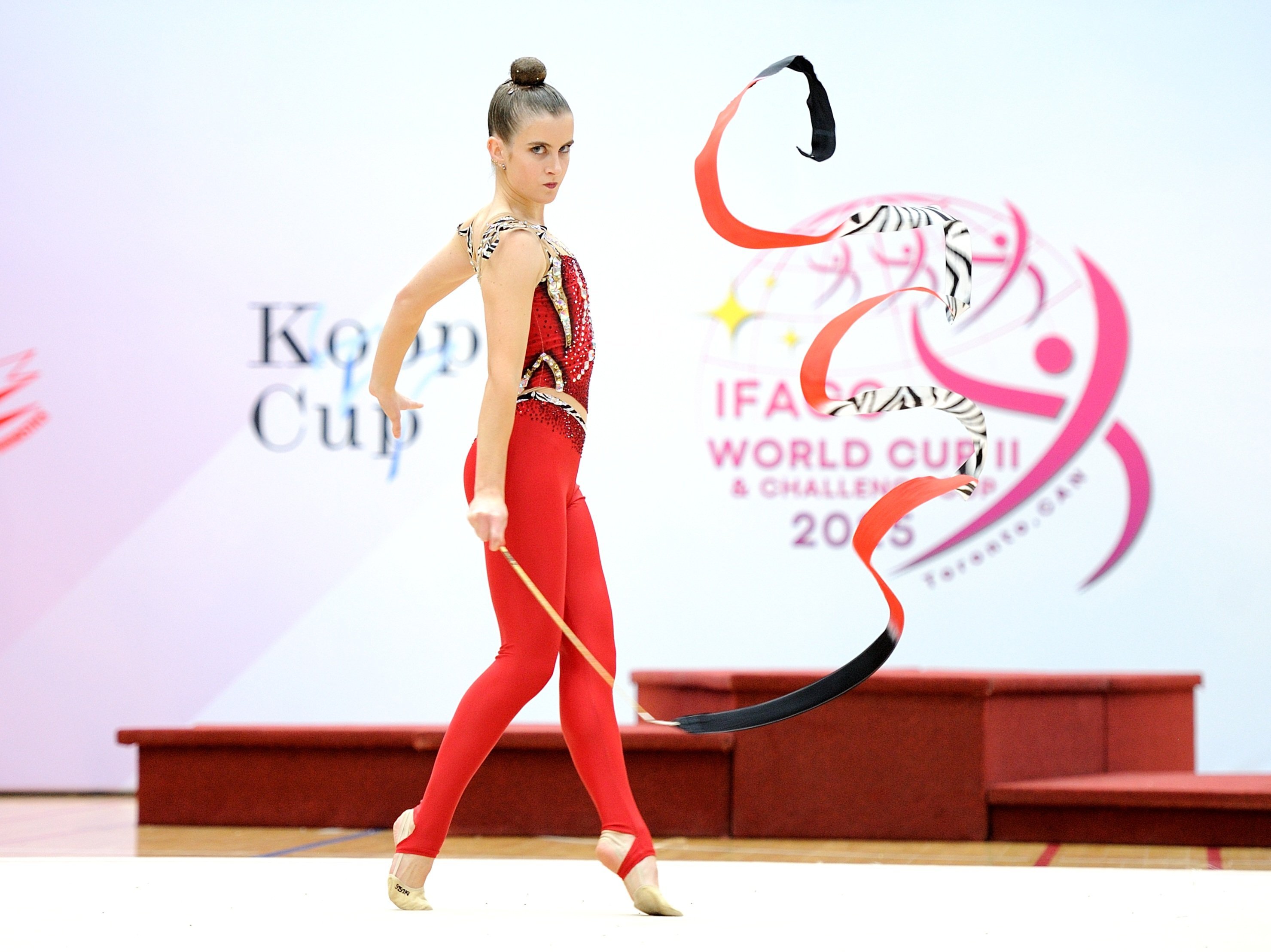 Beth Strickland in action at the Koop Cup in Canada earlier this year. PHOTO: LANA DAVIS

