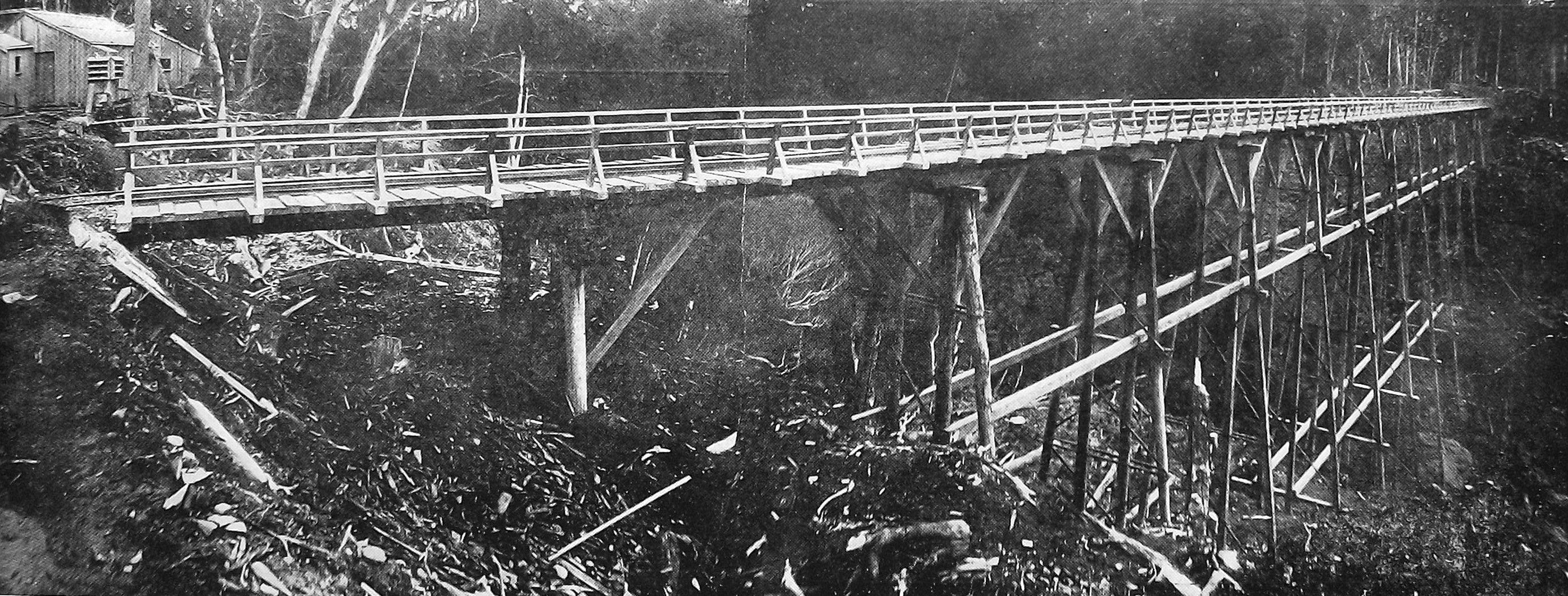 The new Port Craig viaduct. Otago Witness, 30.6.1925