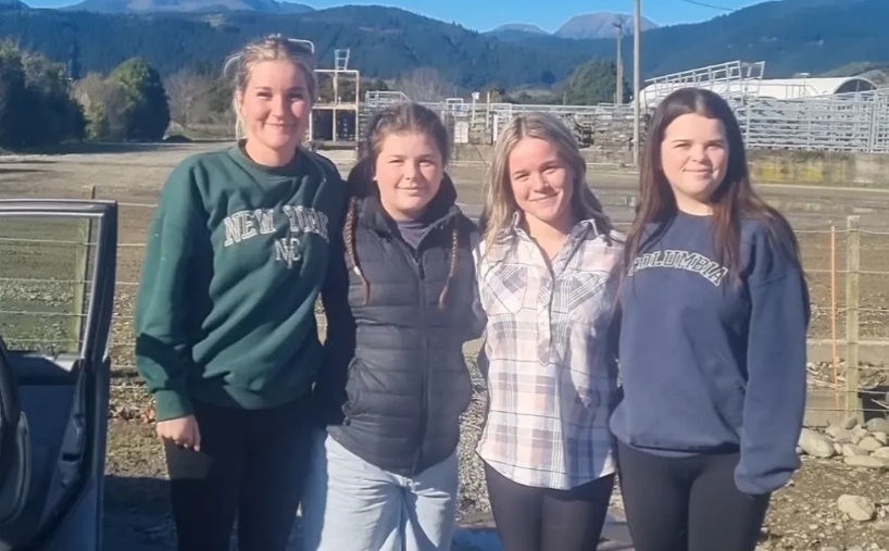 Shakira Keene (far left) and her sisters joined in the search for Shiva following an appeal from...