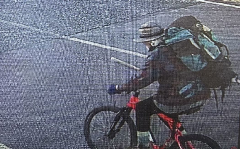 Roy Arbon pictured riding from Runanga to the Mt Davy area on 23 July 2025. Photo: Supplied / NZ...