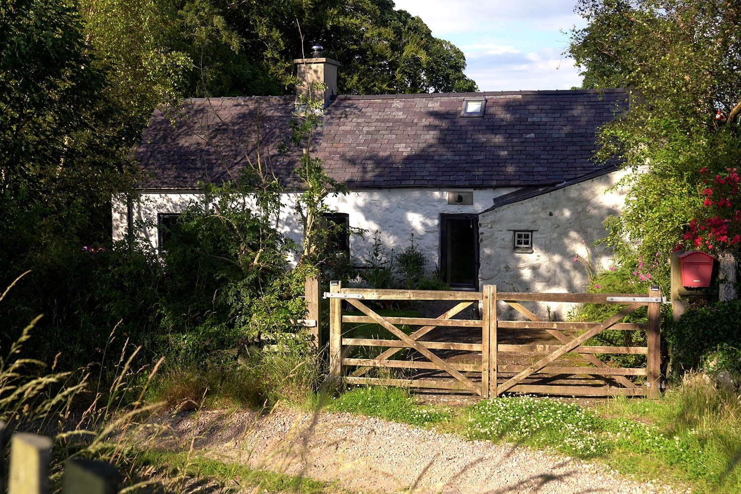 The house in North Wales that Winn said was repossessed.