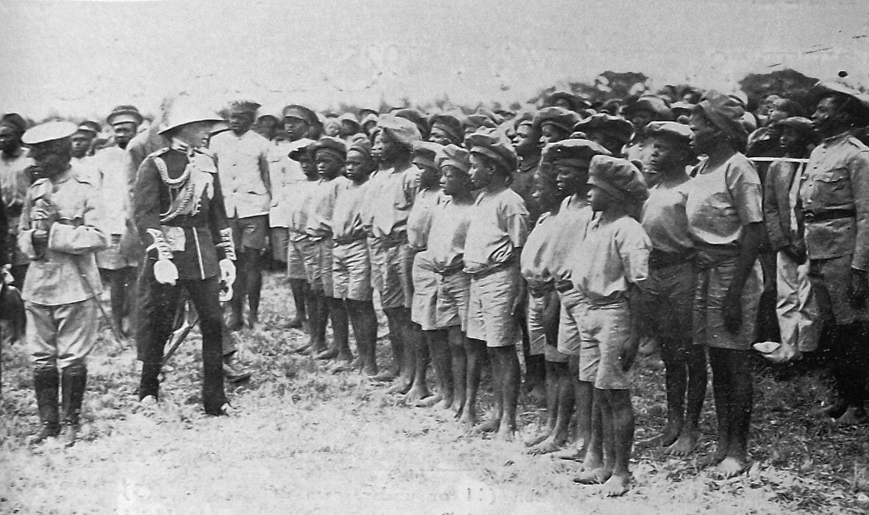 Edward, Prince of Wales inspects a troop of Pathfinders — a separate parallel movement to the...