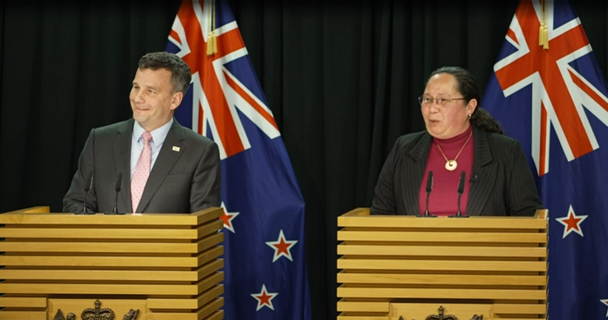 David Seymour and Nicole McKee. Image: RNZ