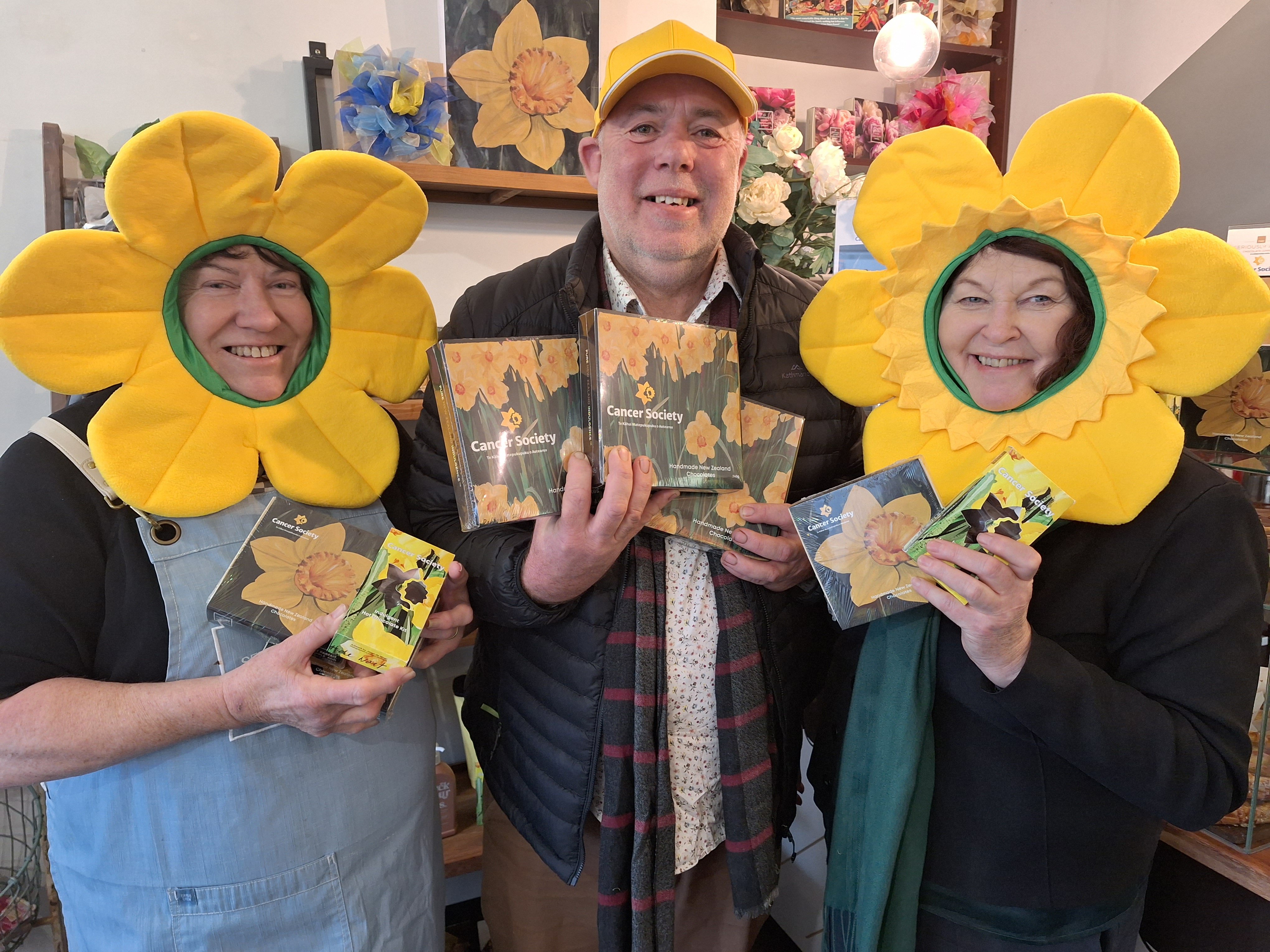 Southern Cancer Society manager Gavin Booth and communities and marketing specialist Helen...