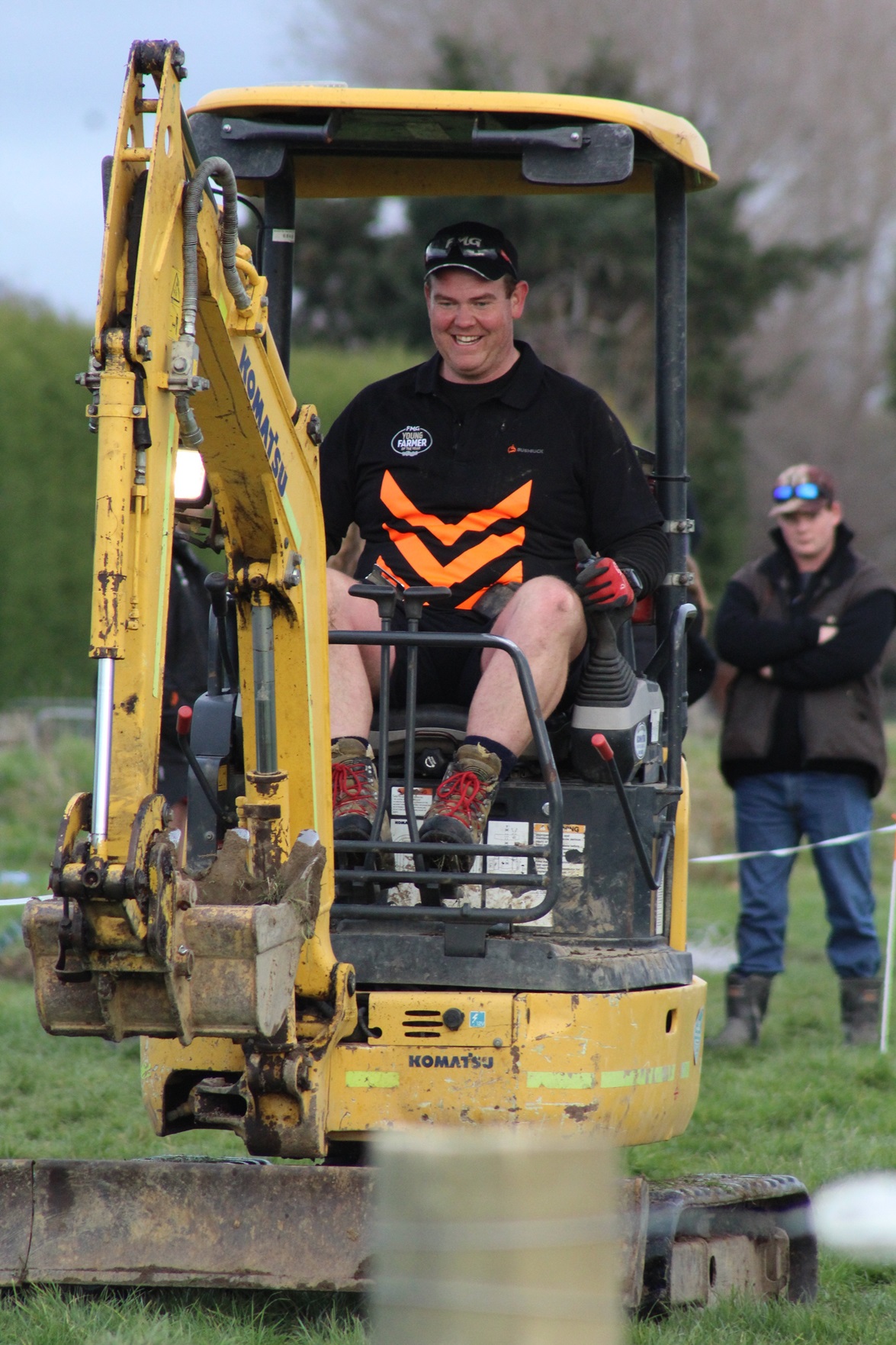 Young Farmer of the Year Otago-Southland representative Cameron Smith, of the Thornbury Young...