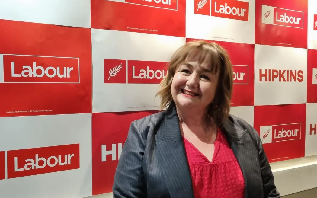 Megan Woods at the last Election Night. Photo: RNZ/Niva Chittock