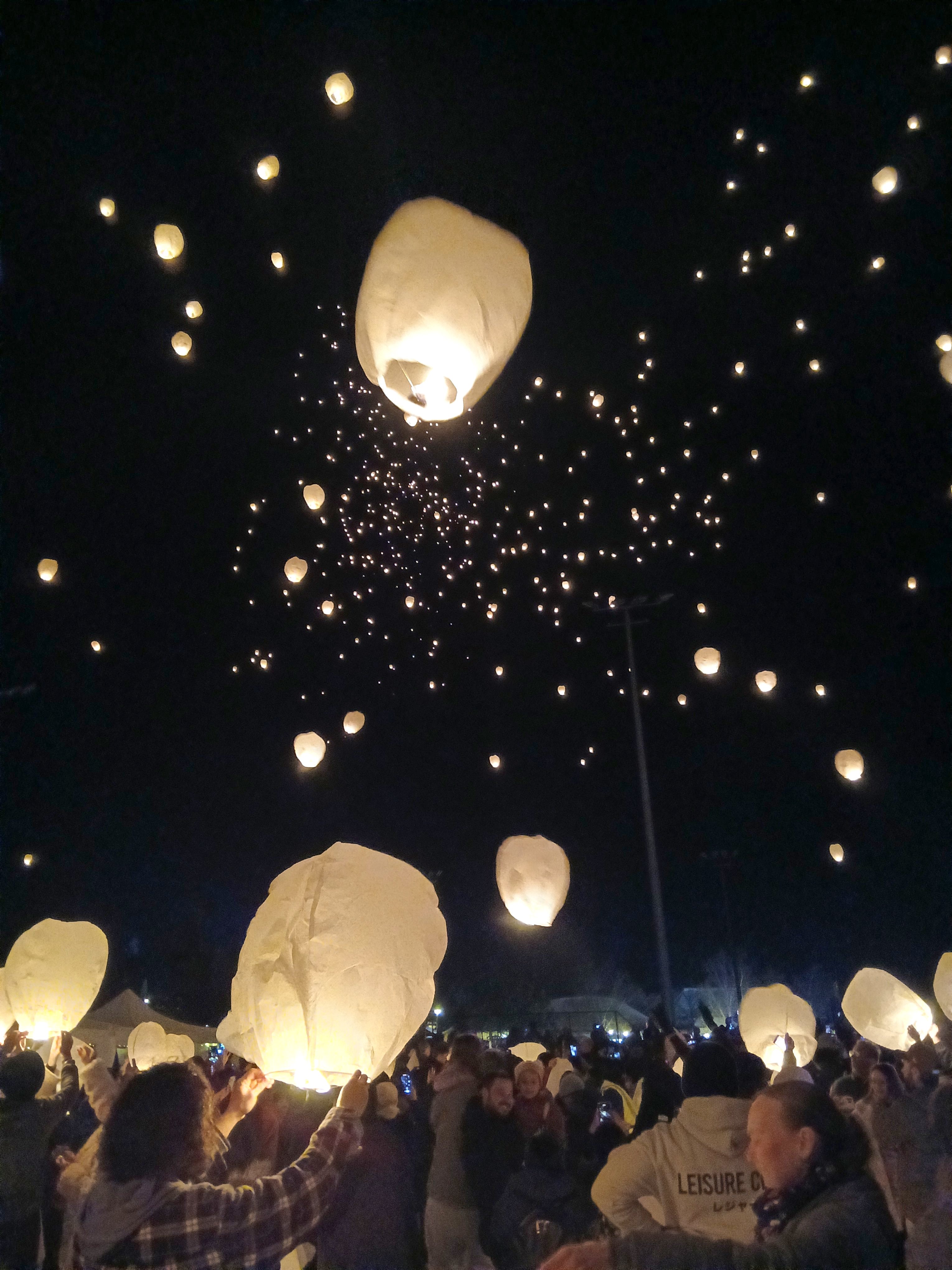 The highlight of the Light Up Winter festival in Cronwell is the mass release of lanterns into...