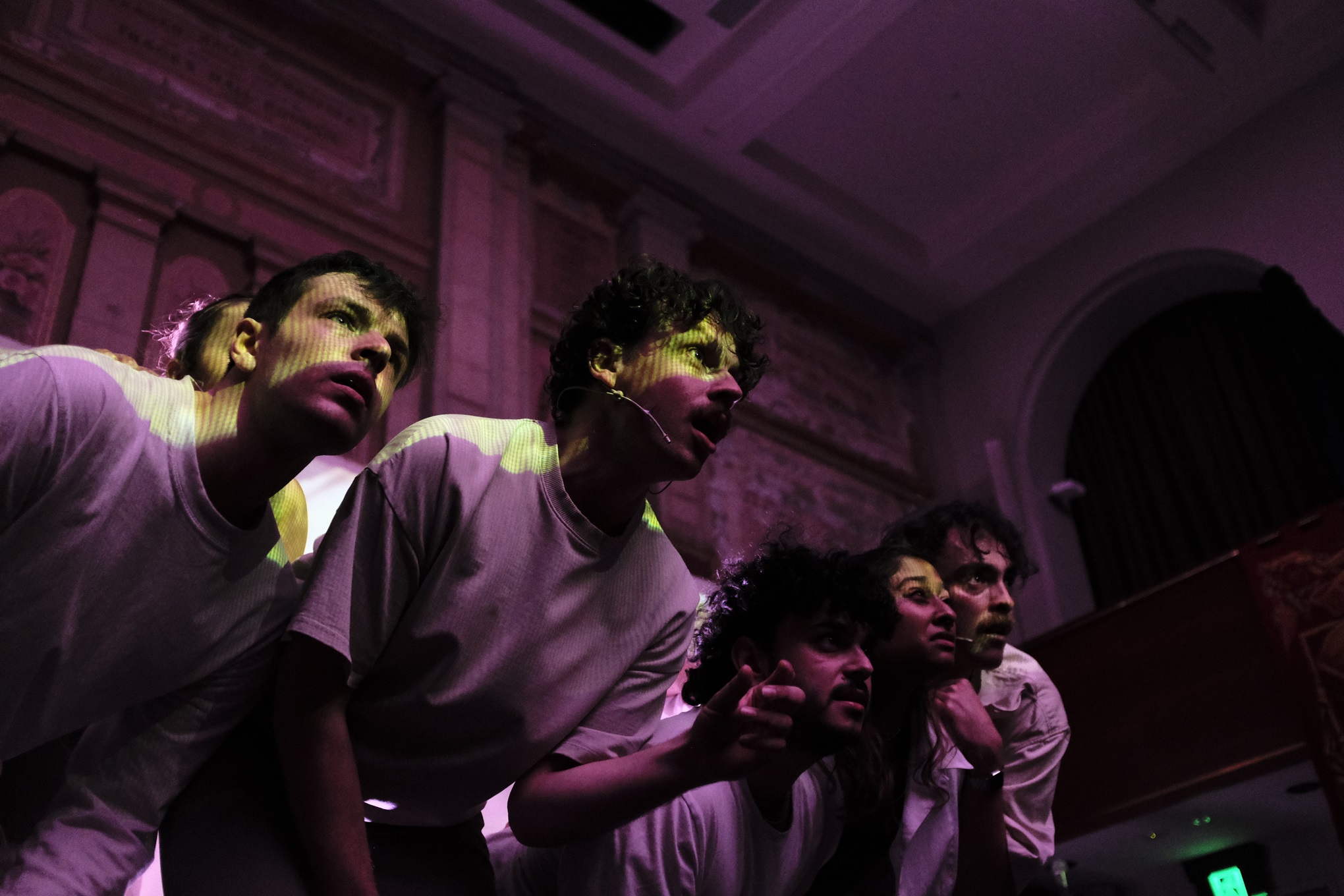 What does the future hold ask (from left) Alec Katsourakis, Ben Ashby, Luke Romero, Nadiyah Akbar...