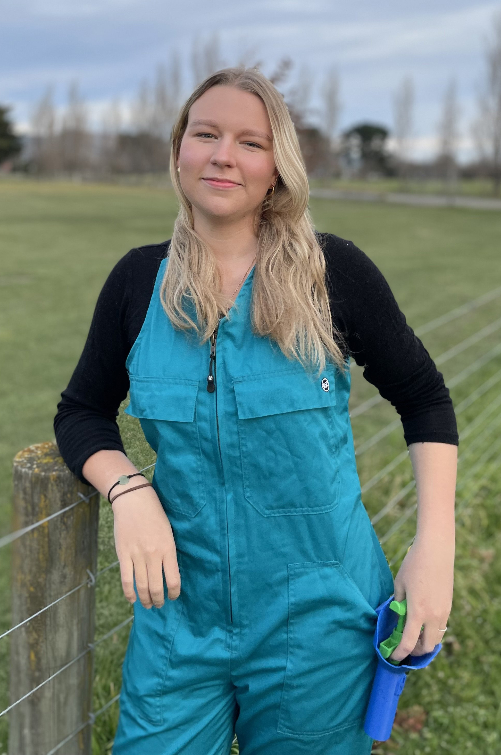 University of Canterbury third-year student Jade Luxton’s Steerineedle hip holster sterilises...