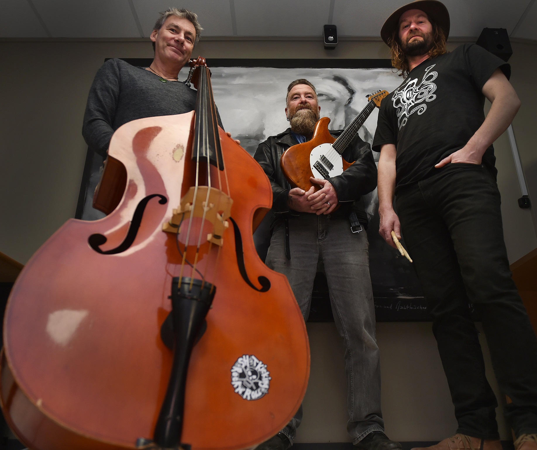 Bulletproof Convertible band members (from left) Paul Southworth, Silas Waring and Alex Ramsay...