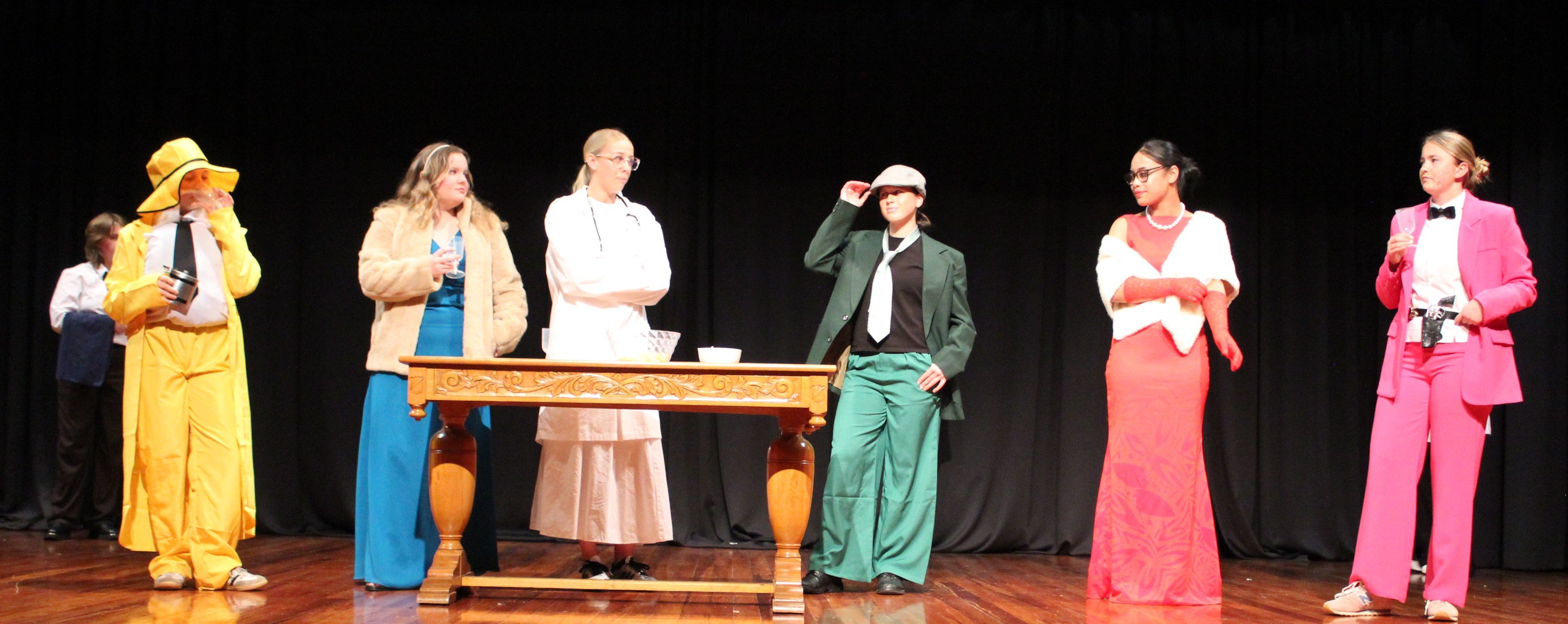 WGHS students on stage during the annual Theatrix inter-house drama competition. PHOTO: ANNA...