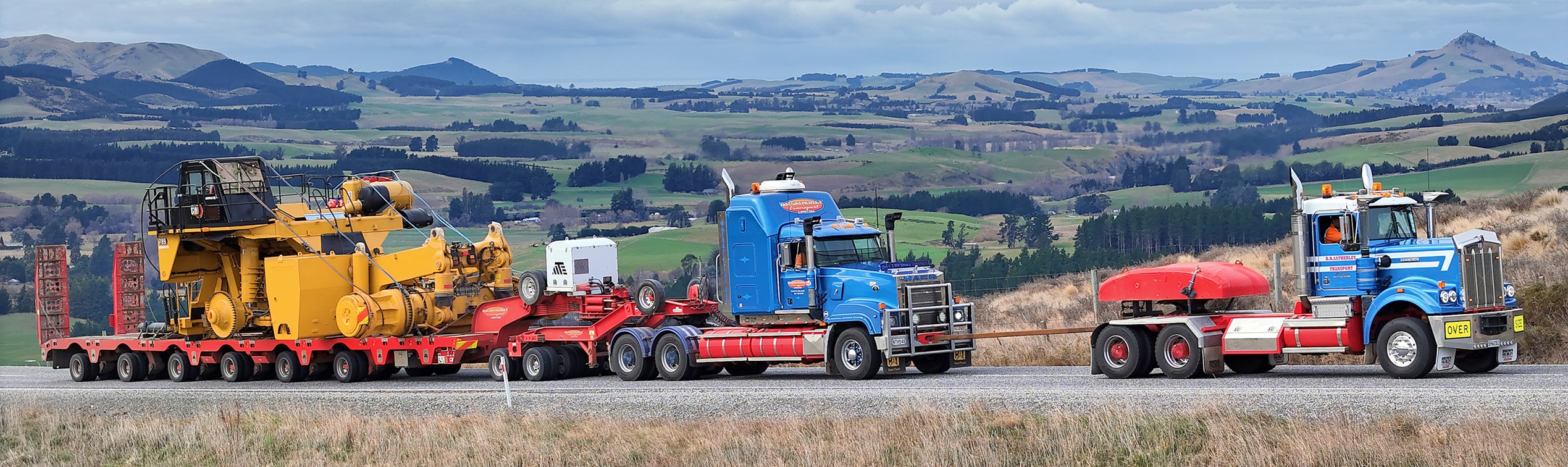 The first of the two refurbished Cat 789 dump trucks, which can each haul more than 185 tonnes...