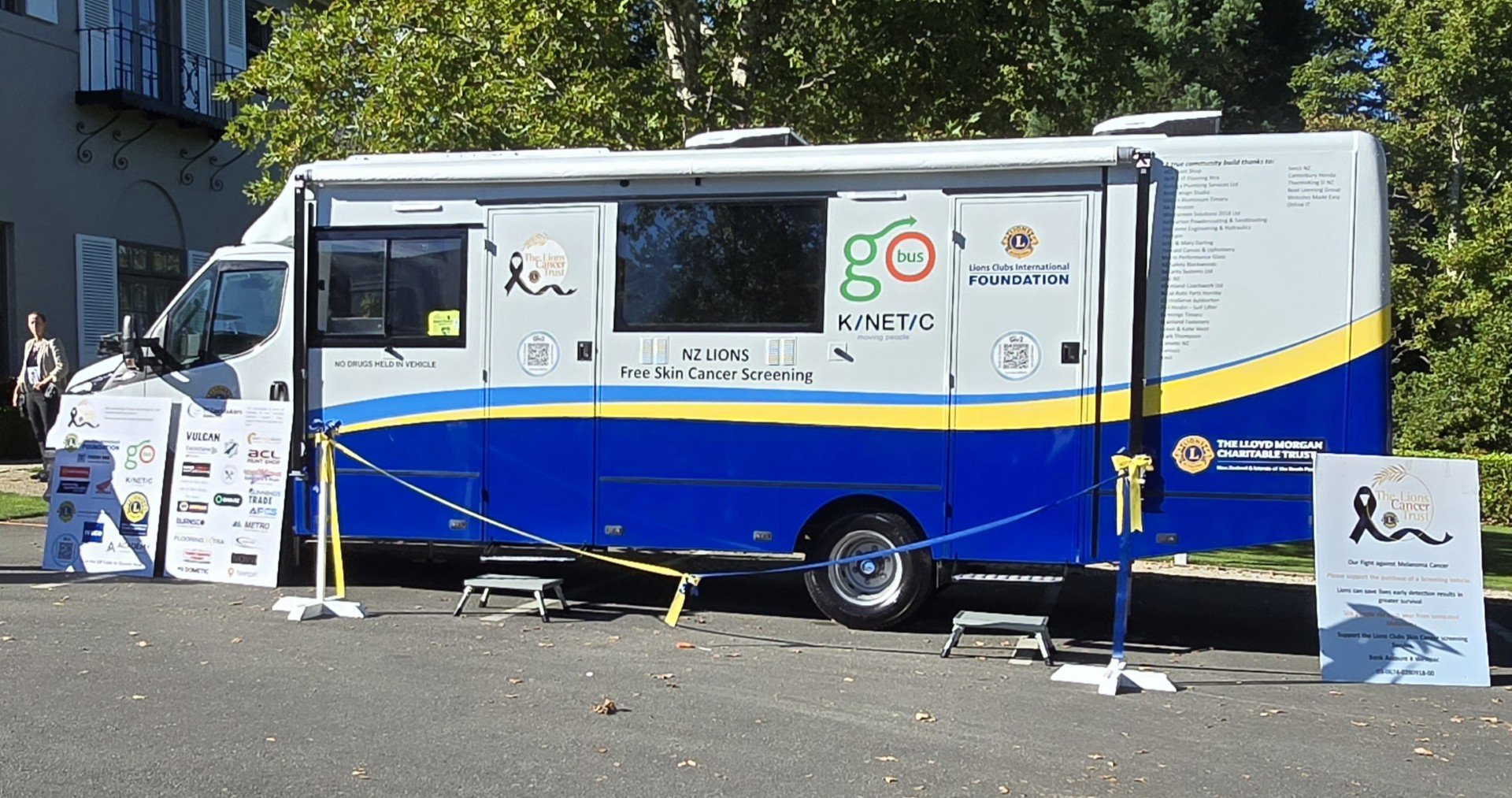 The Lions Cancer Trust is sending its skin cancer screening bus next month, but needs volunteers...