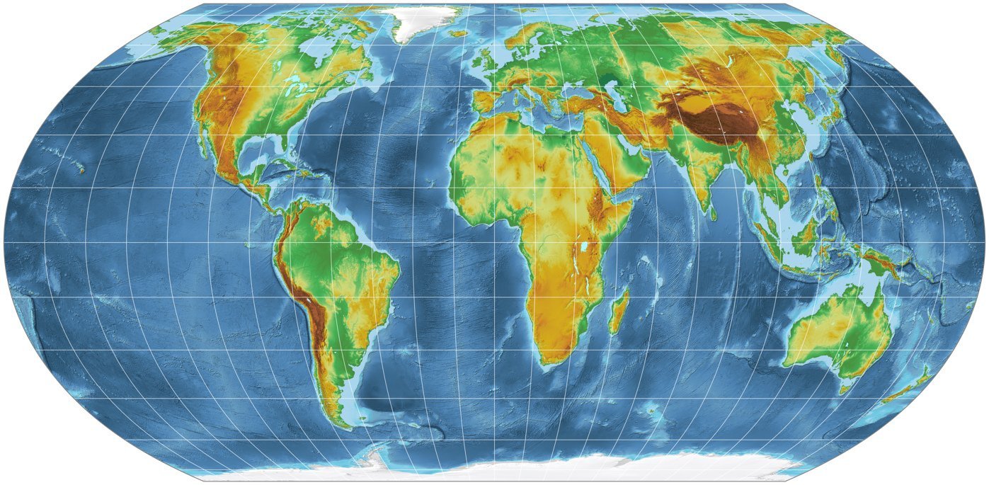 Where you have been living this whole time, the equal areas map. Photo: supplied