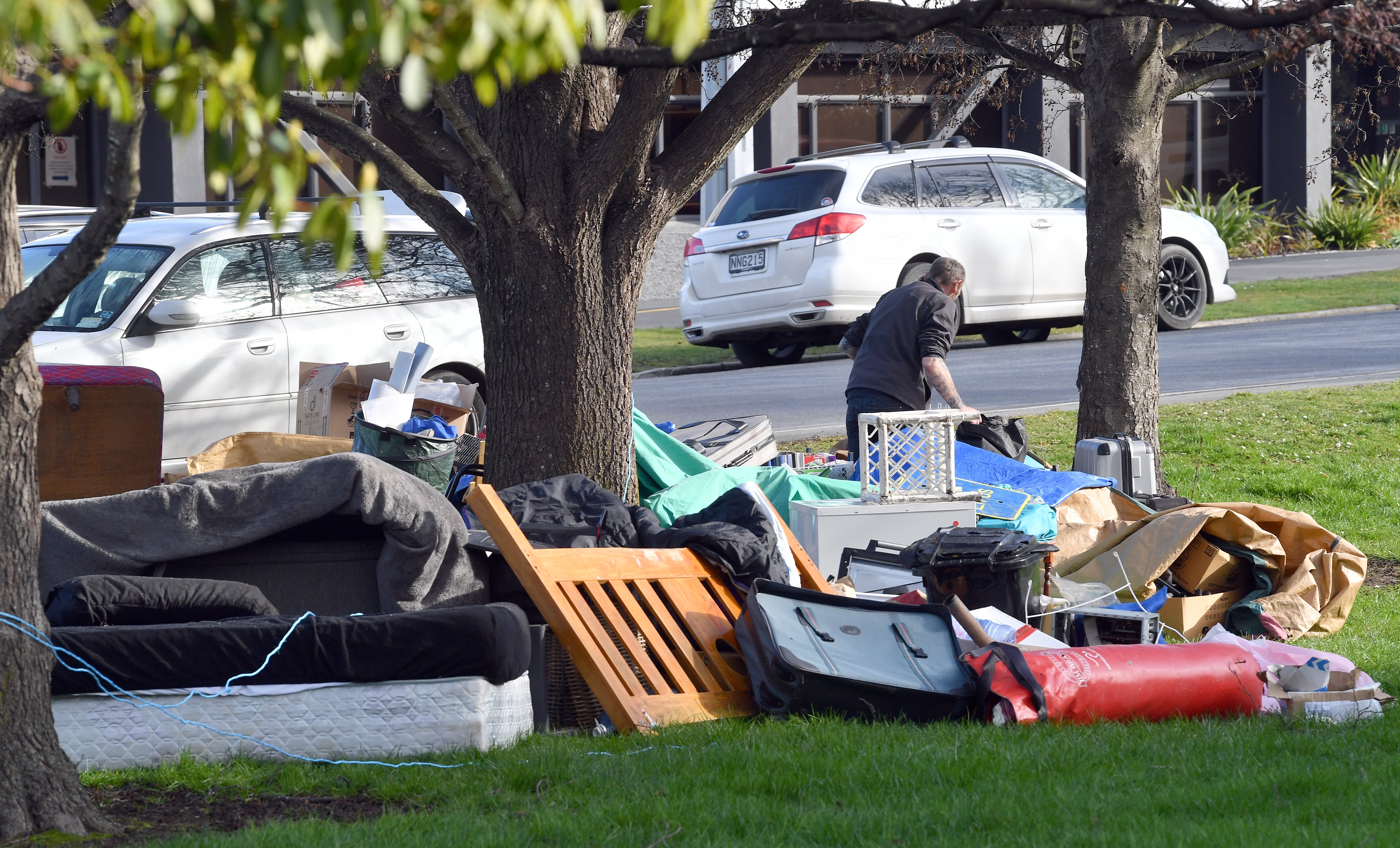 A couple who were evicted from their rental property have had their belongings dumped at a nearby...