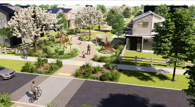 A concept image of the Flint’s Park development on the Frankton-Ladies Mile Highway near...
