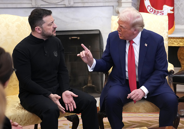 Volodymyr Zelenskyy's dark military-style outfit was one of the things Donald Trump objected to...
