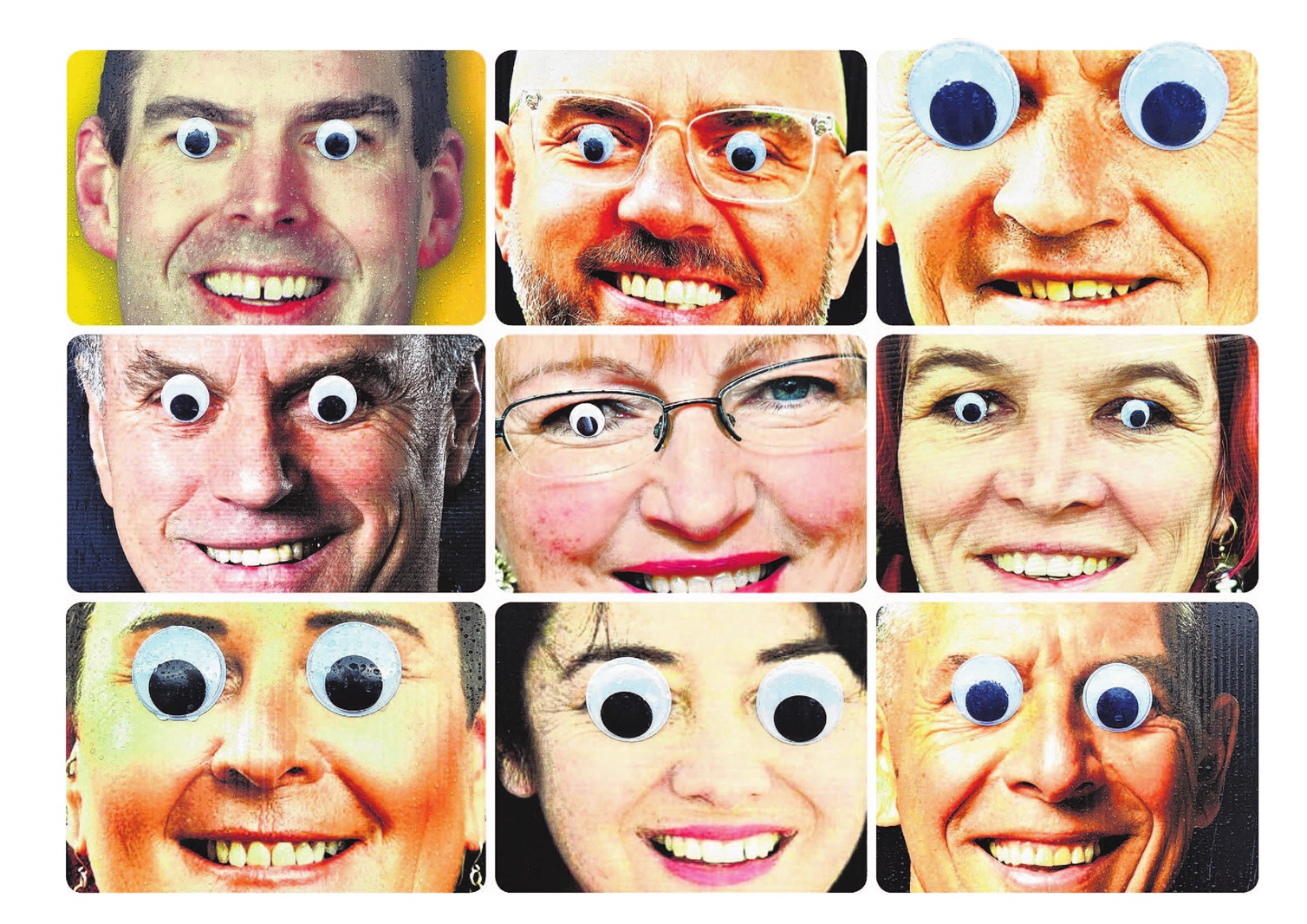 Many of the Dunedin City Council candidates’ campaign posters have had "googly eyes" pasted on...