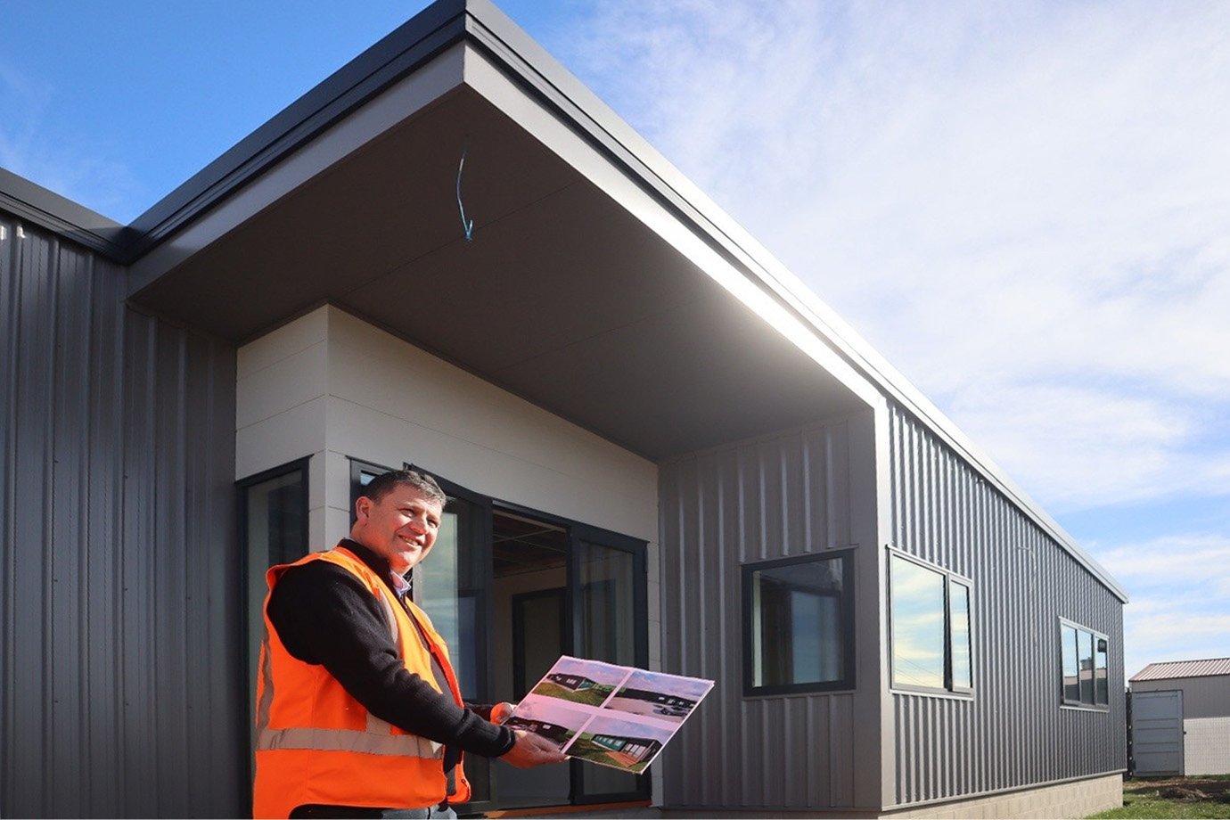 Otago Fish & Game Council chief executive Ian Hadland inspects progress yesterday at the...