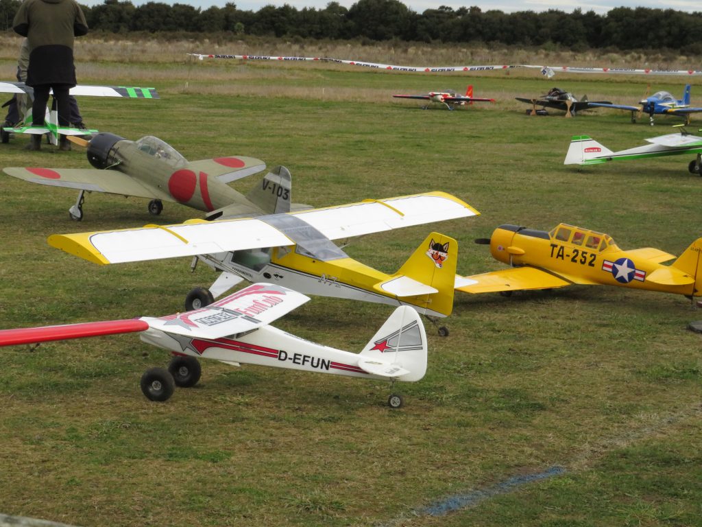 Model aero club enthusiasts and their flying machines were out in force for the mid winter fly-in...