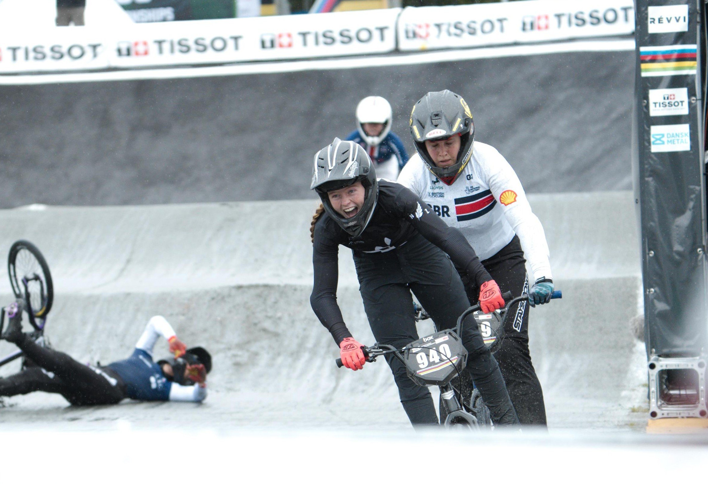 Lily Greenough won the junior women’s title at the UCI BMX world championships in Copenhagen....
