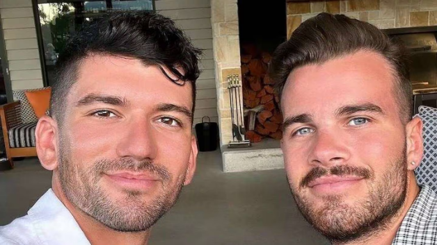 Luke Davies (left) and Jesse Baird. Photo: Instagram