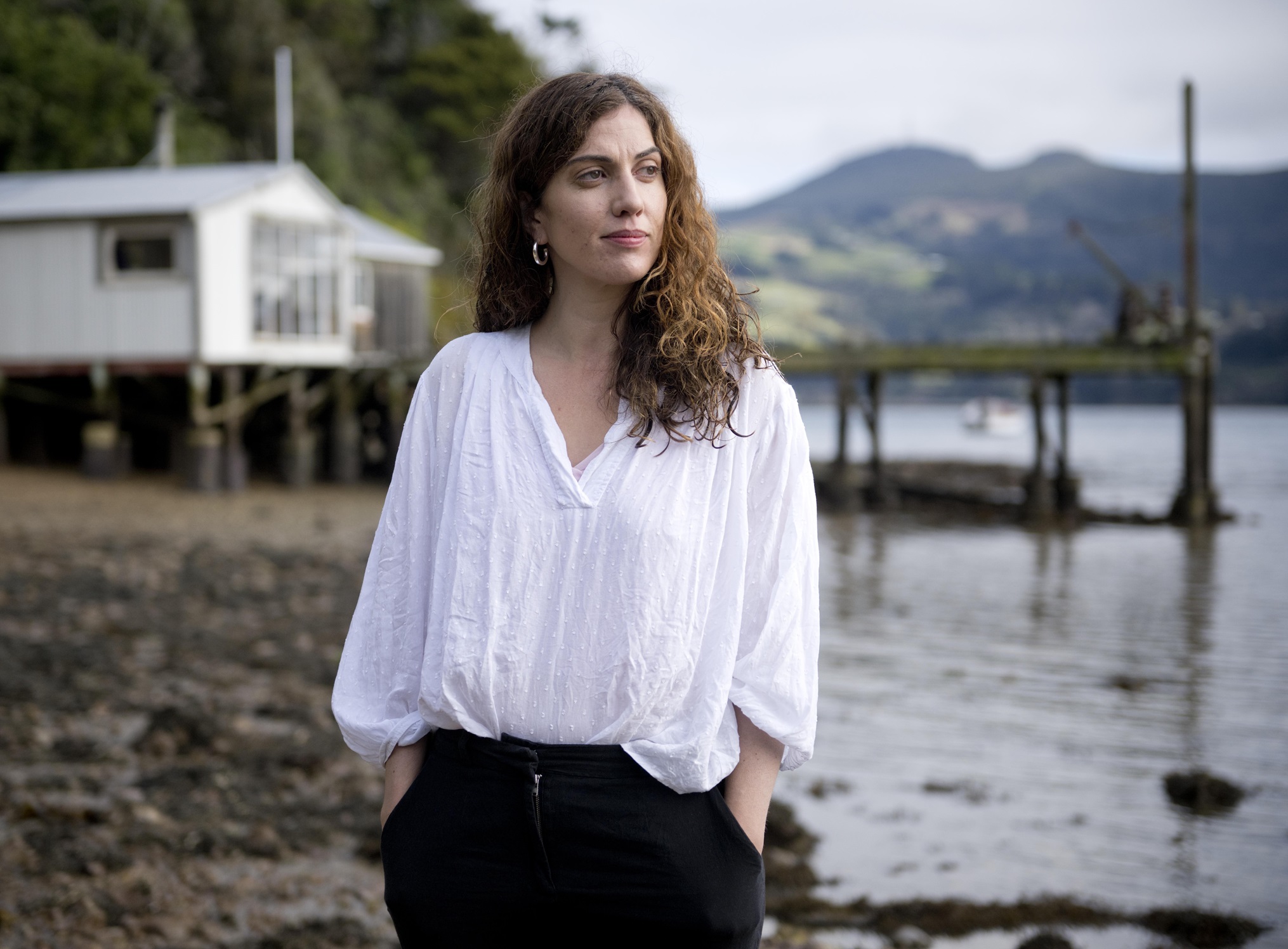 Irish writer Nicole Flattery is enjoying her time on Otago Peninsula staying at Caselberg House...