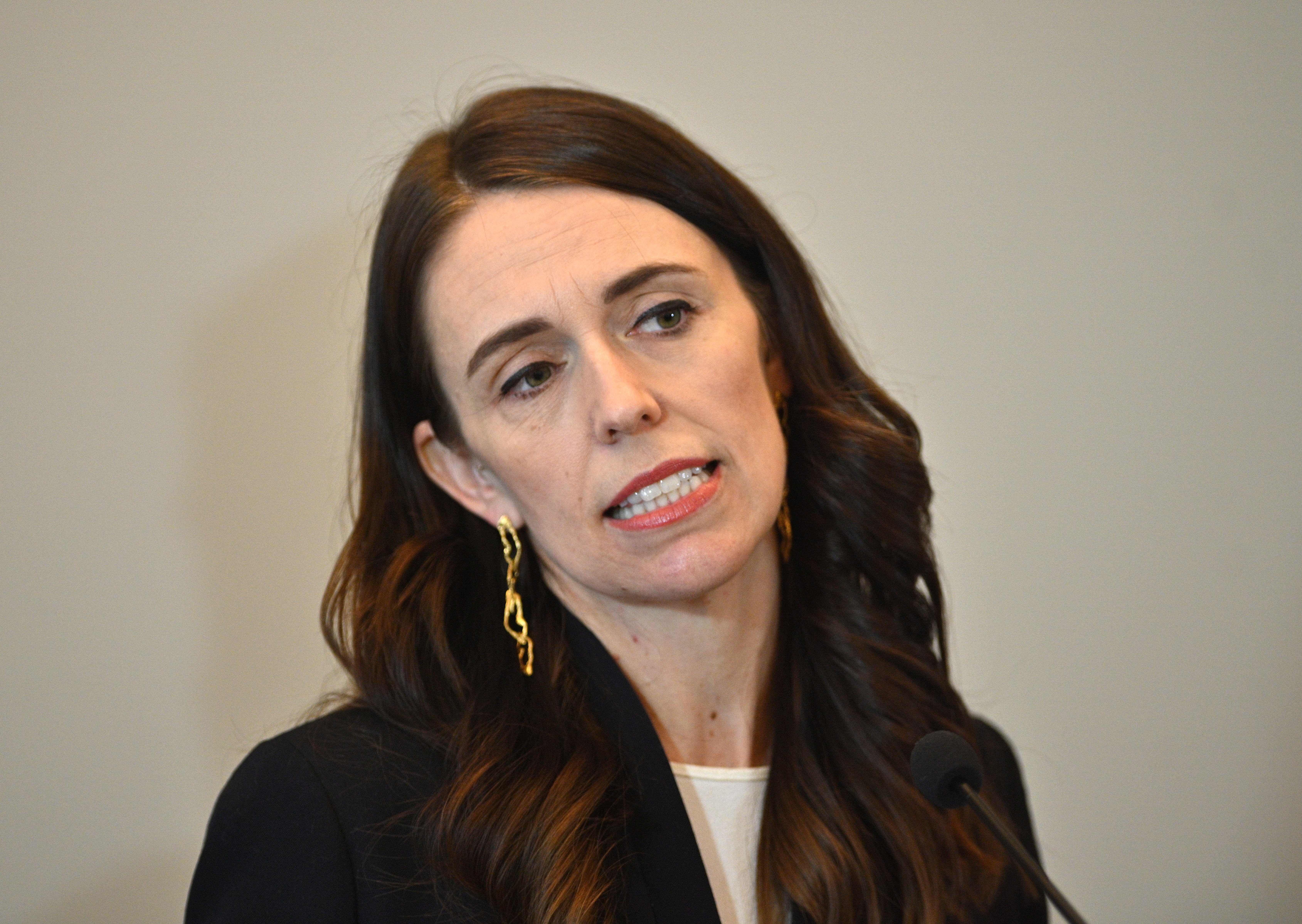 The briefly widely popular Jacinda Ardern. PHOTO: GREGOR RICHARDSON
