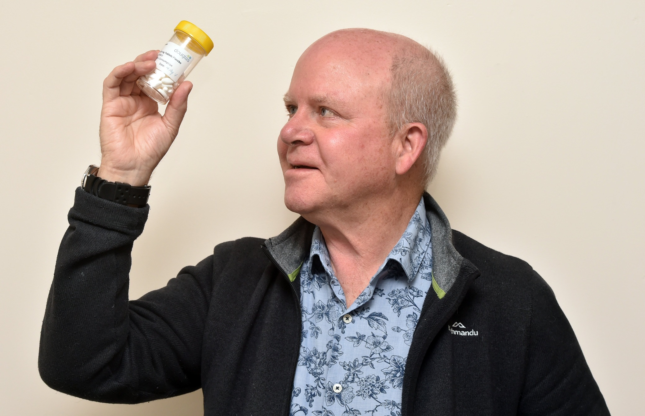 University of Otago Hazel Buckland chair in psychological medicine Prof Paul Glue holds some of...