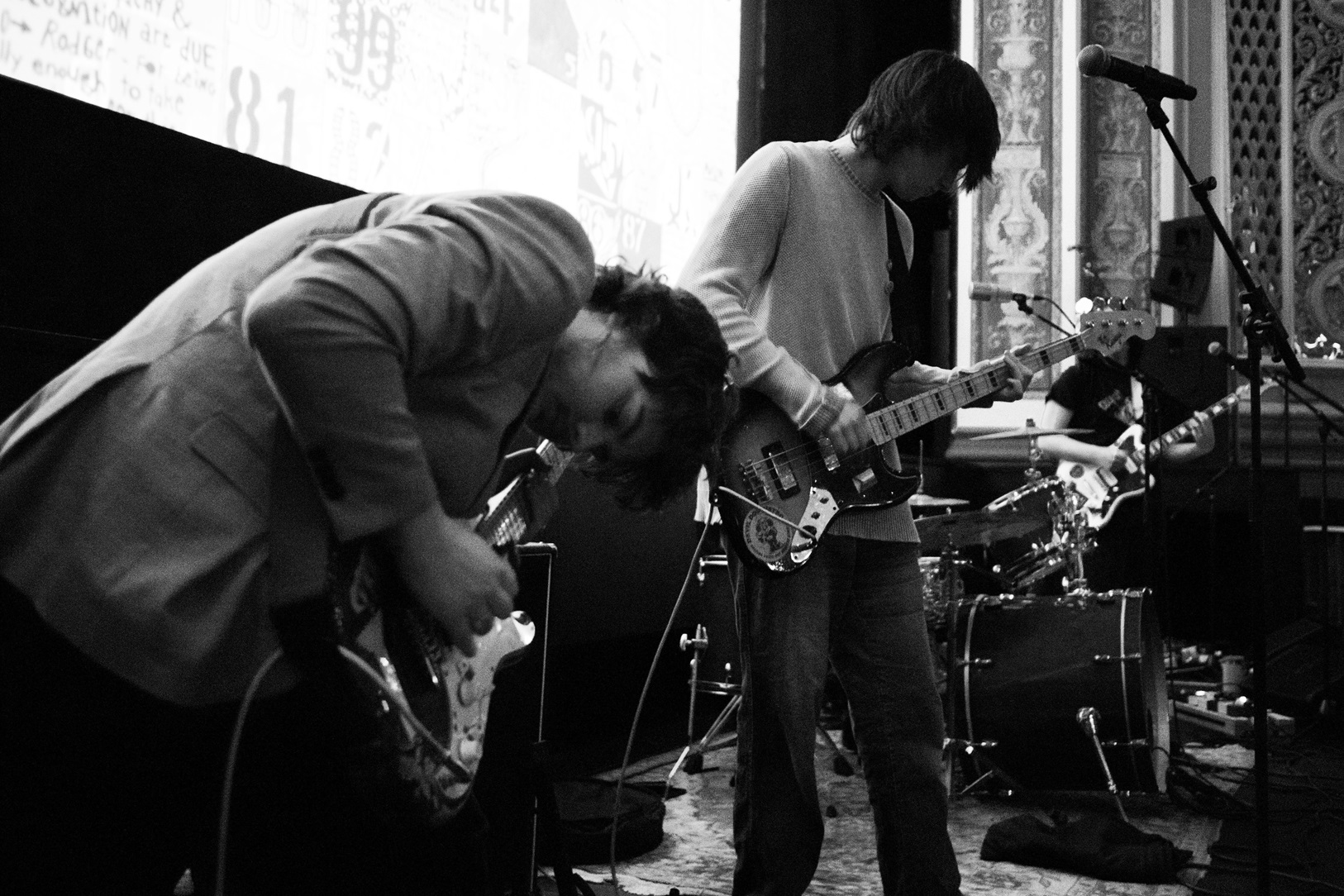 Members of Sogg and Sivle Talk — participants in  Amped 2025  — perform at the Dunedin screening...