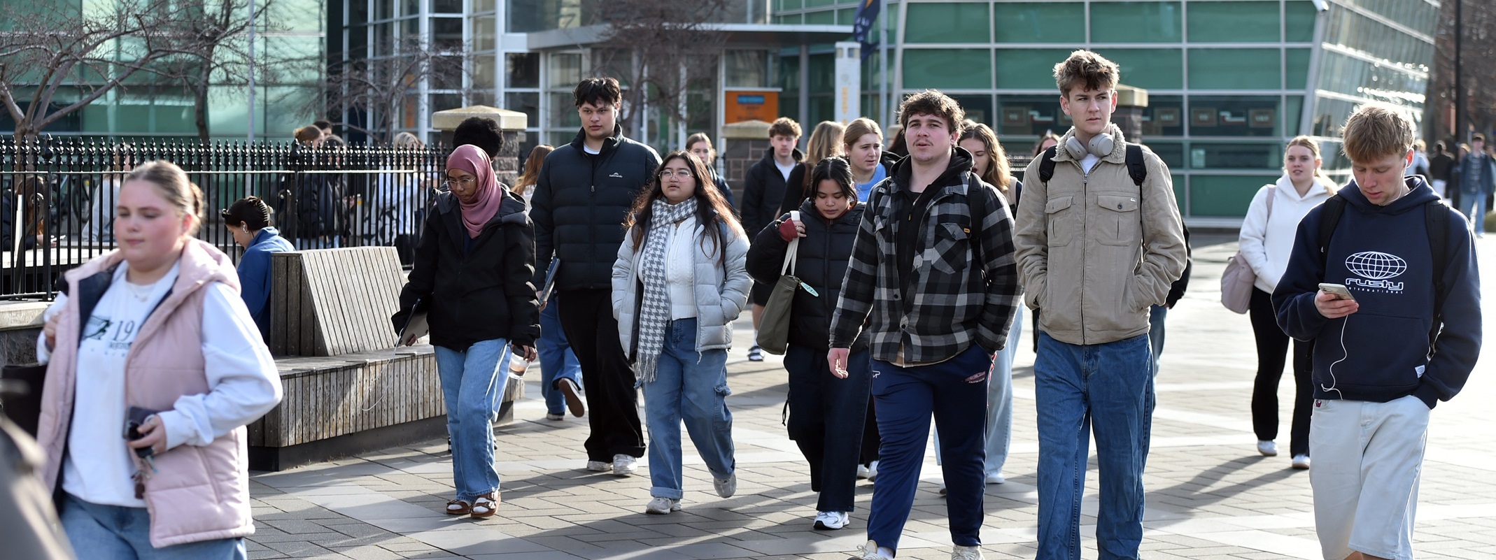 The chilly Otago campus. Photo: Gregor Richardson
