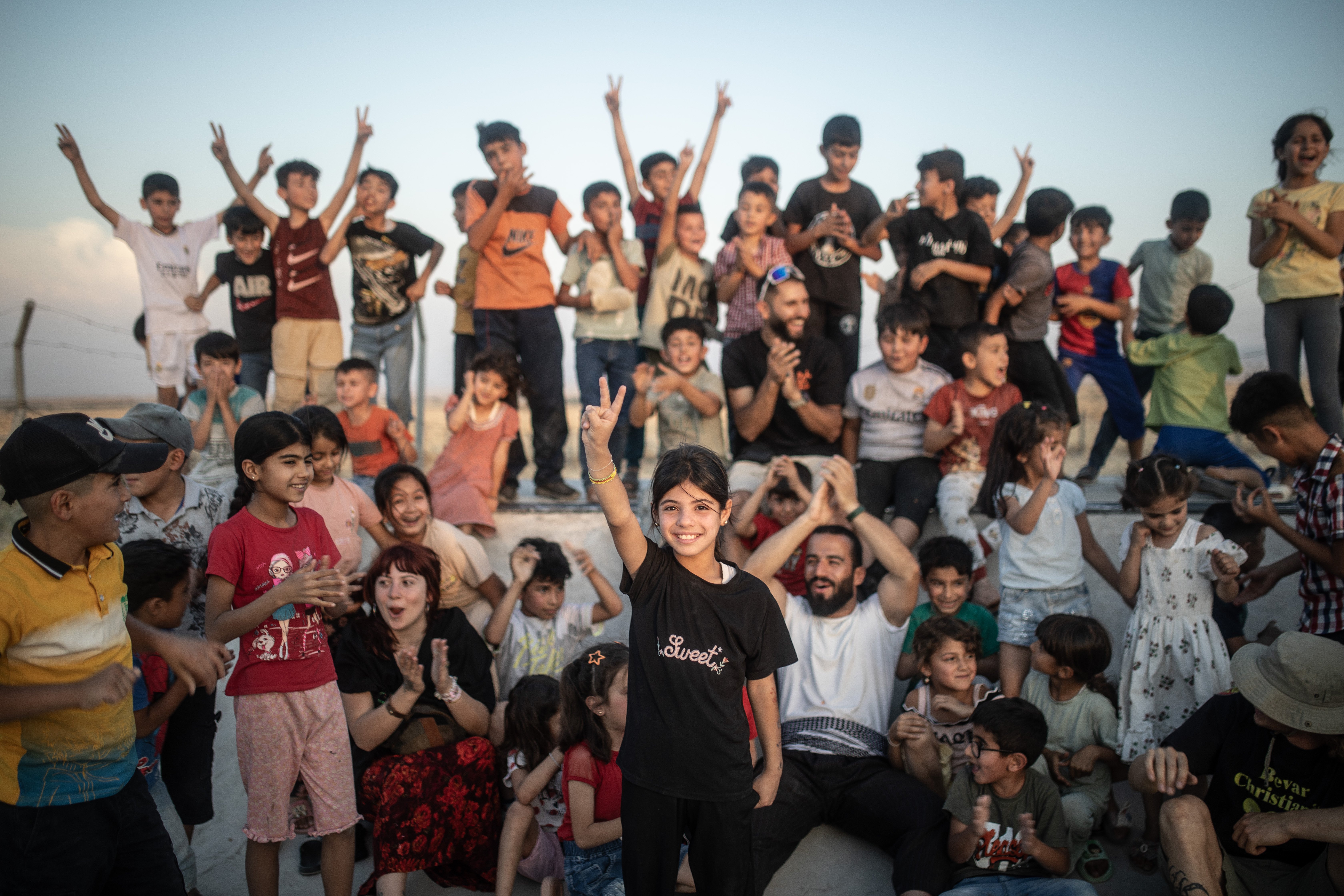 James Holman’s new documentary, Barika Rising, looks at life inside a refugee camp in Iraq. PHOTO...